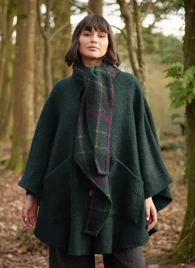Lisa Herringbone Cape